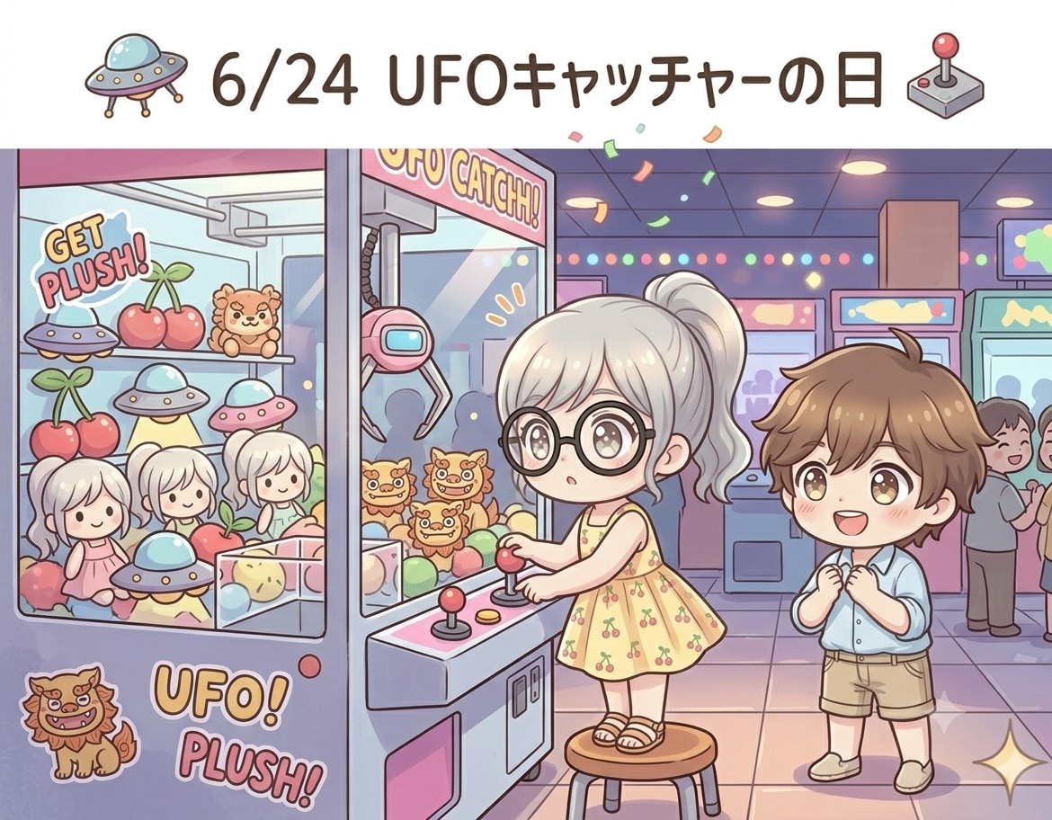 今日は「UFOキャッチャーの日」