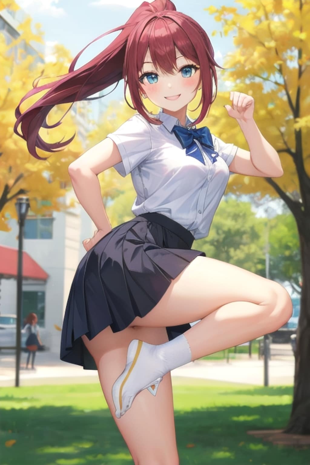 ポニーテール女子