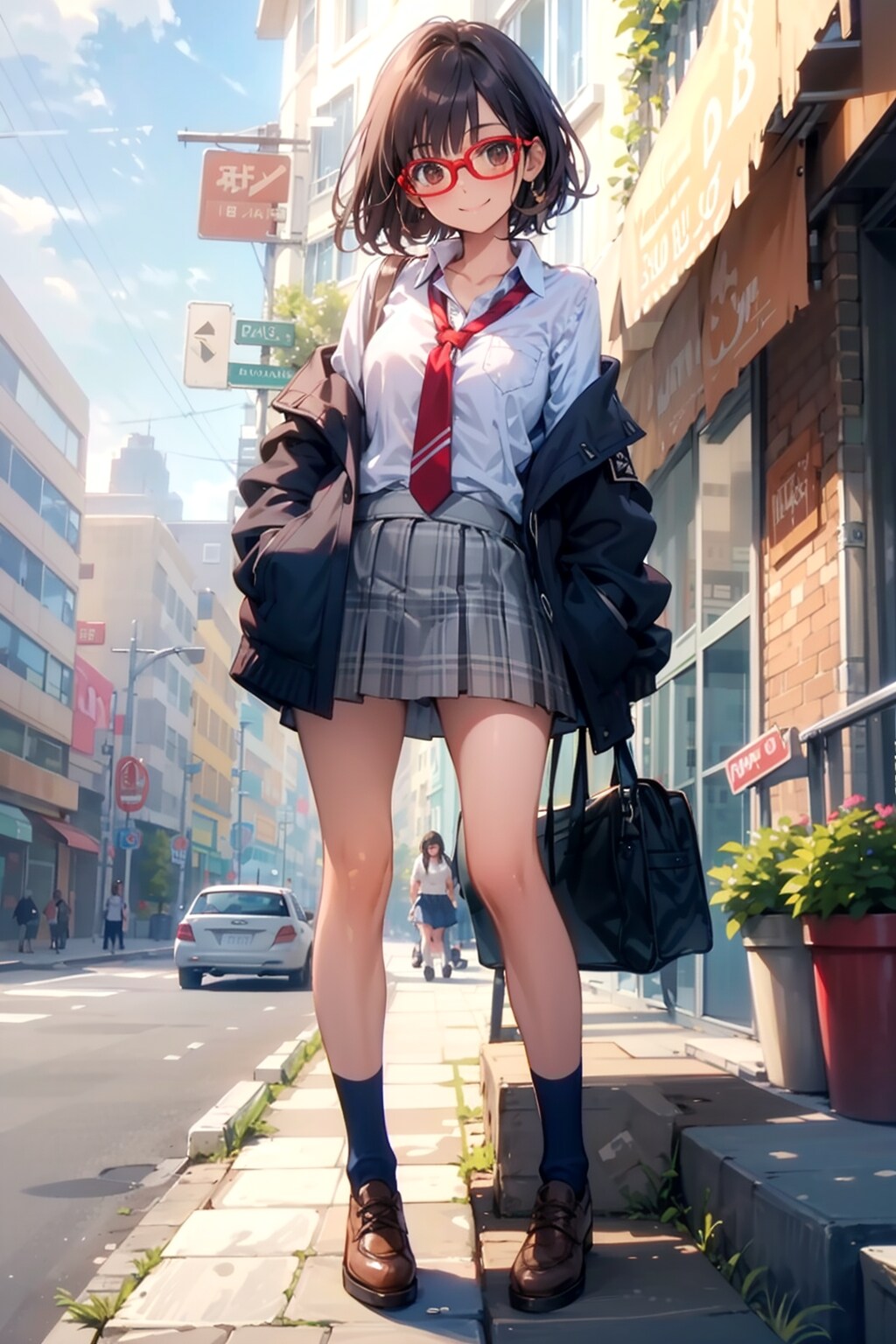 眼鏡女子 楓のお出掛け