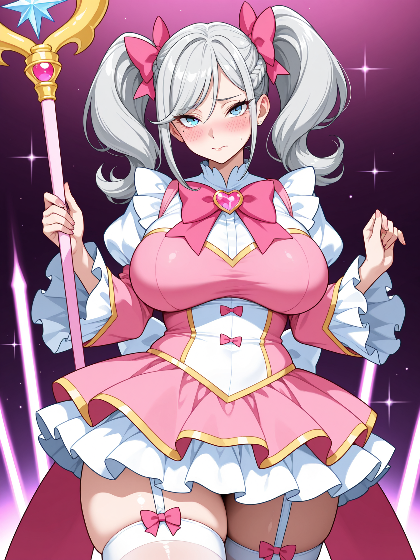 きつい服を着る熟女