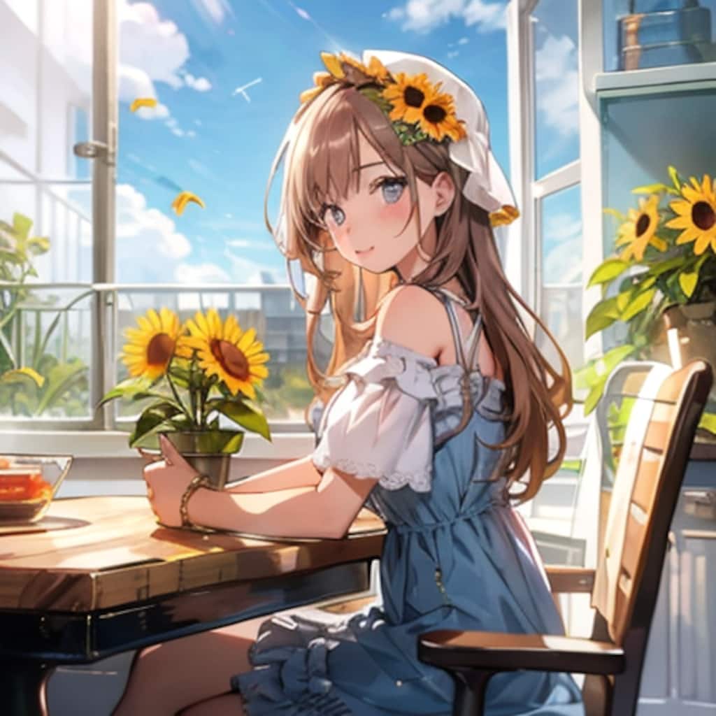 ひまわり畑250812