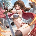 QILINで書いた女戦士 8枚目