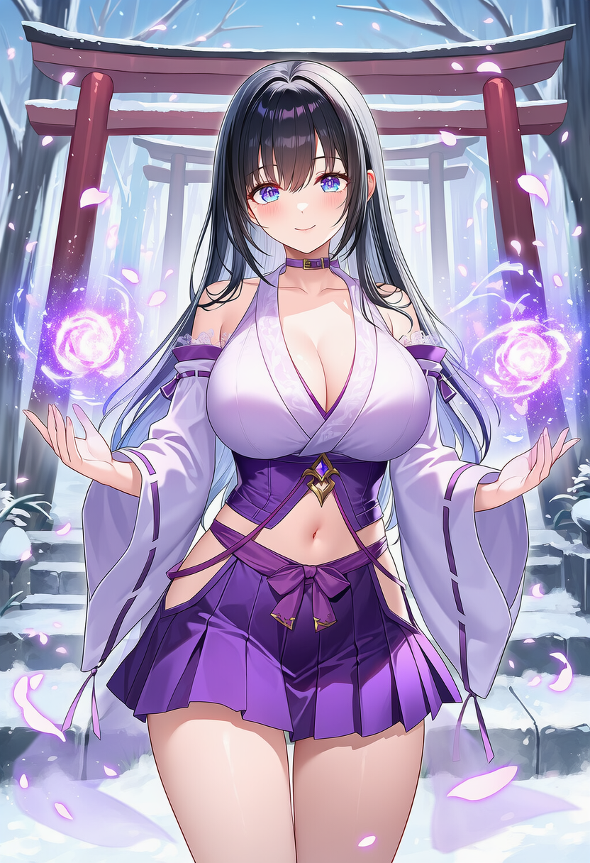 巫女 | の人気AIイラスト・グラビア