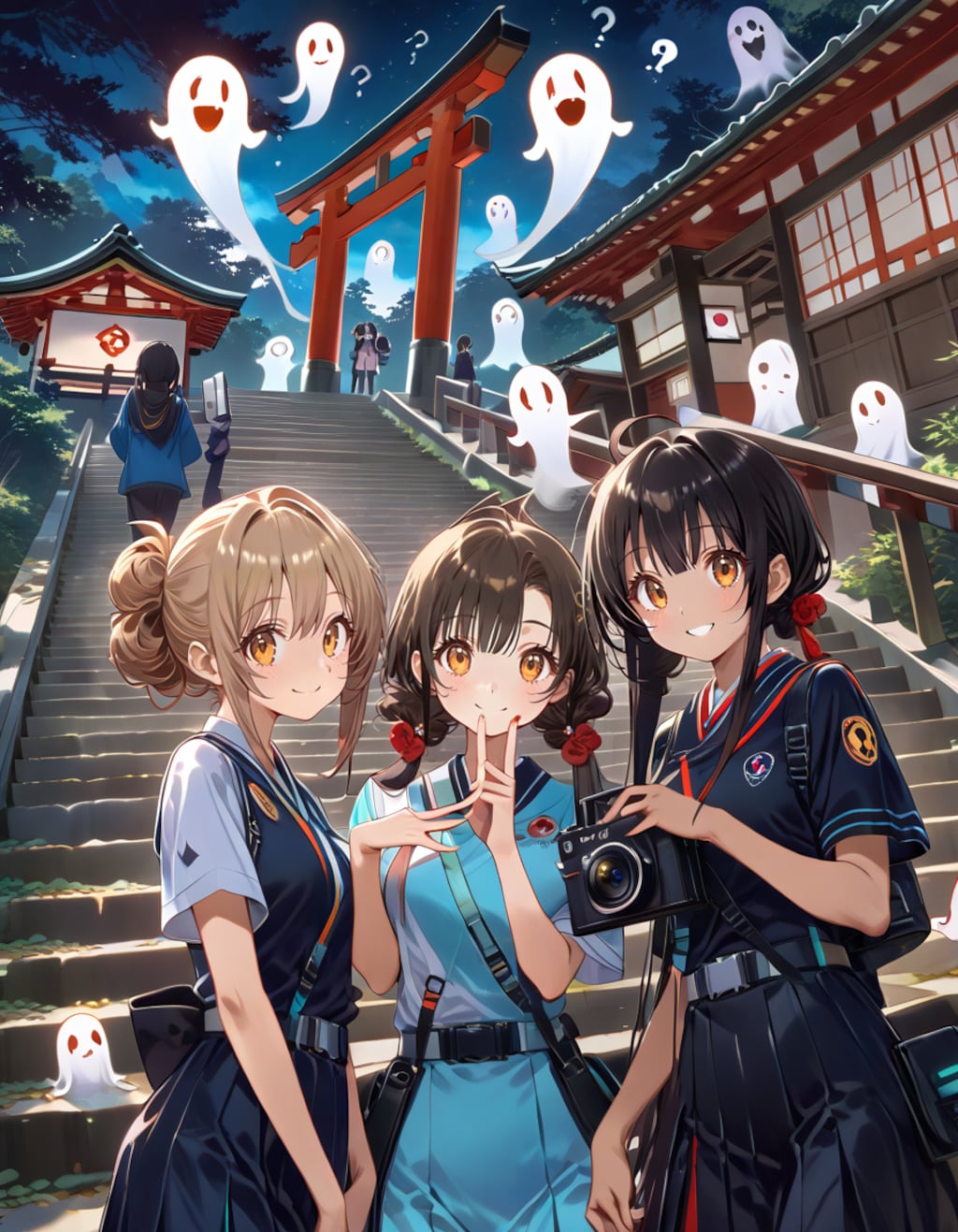 階段の怪談…💧