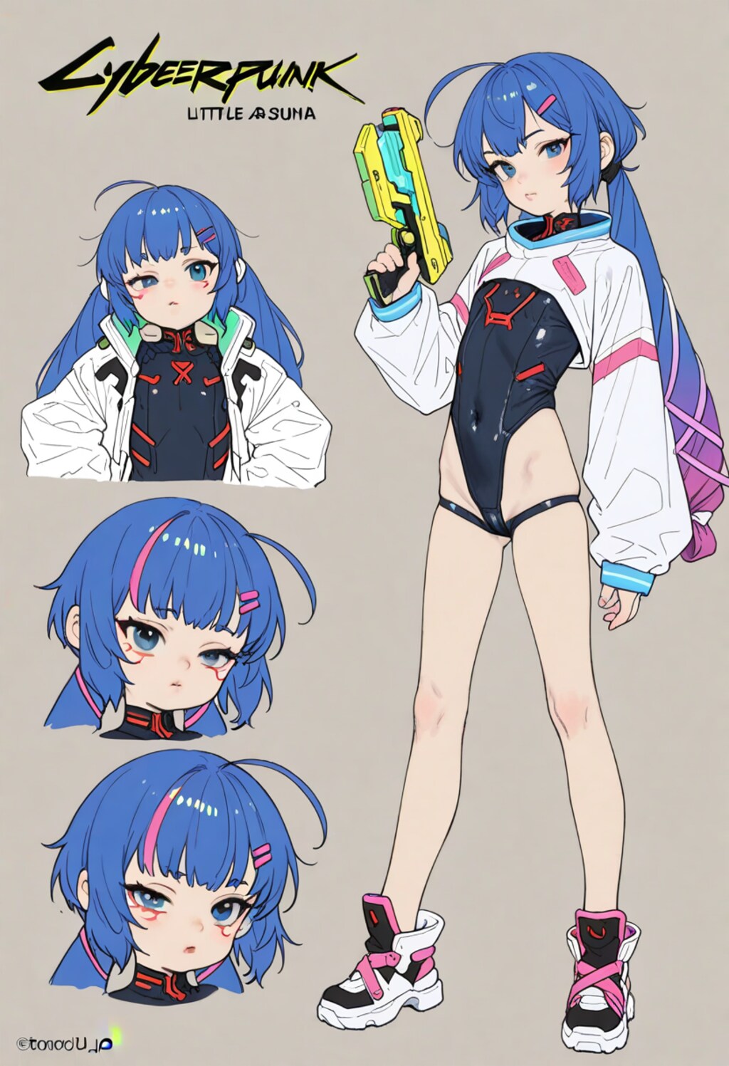 サイバーパンクボディースーツ
