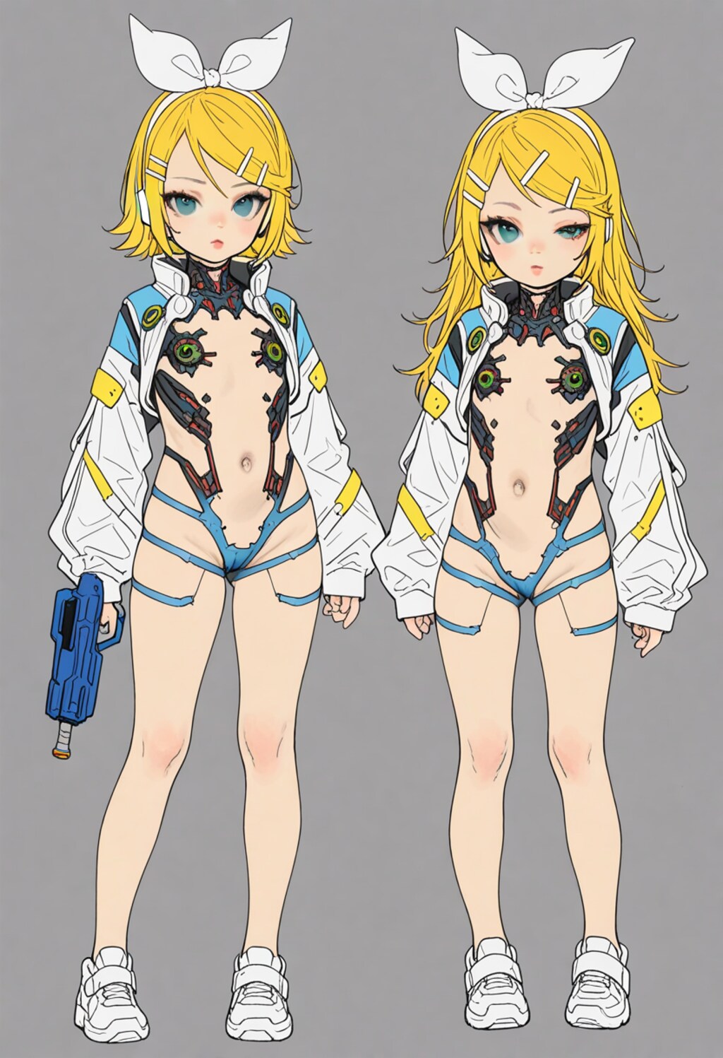 サイバーパンクボディースーツ