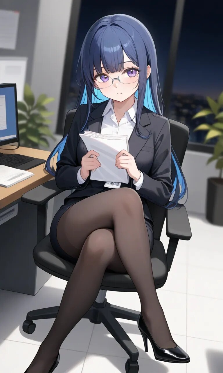 残業だよ、OLちゃん