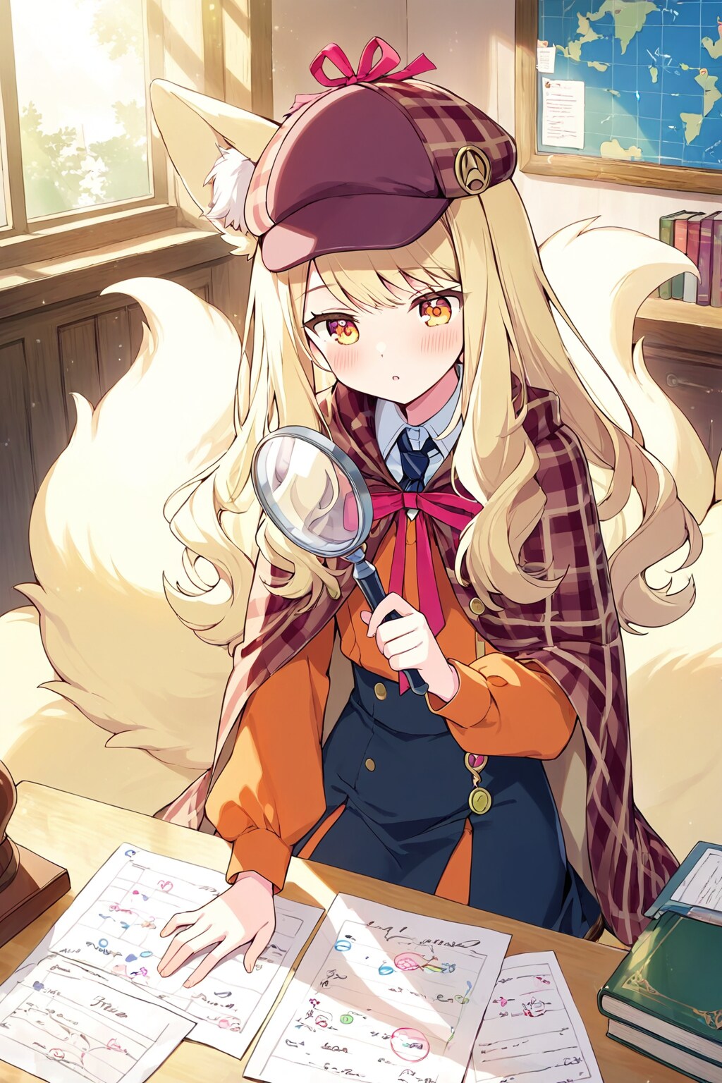 探偵見習いの狐っ娘