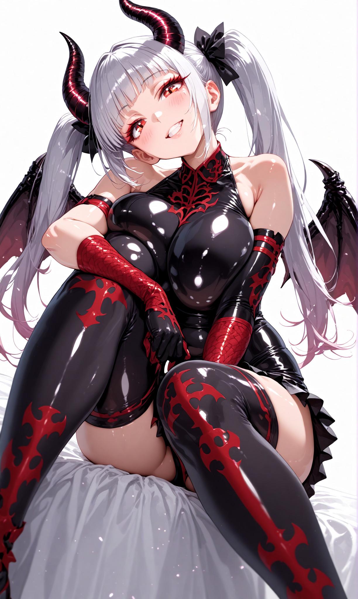 サキュバスガール・ツインテール4 | の人気AIイラスト・グラビア