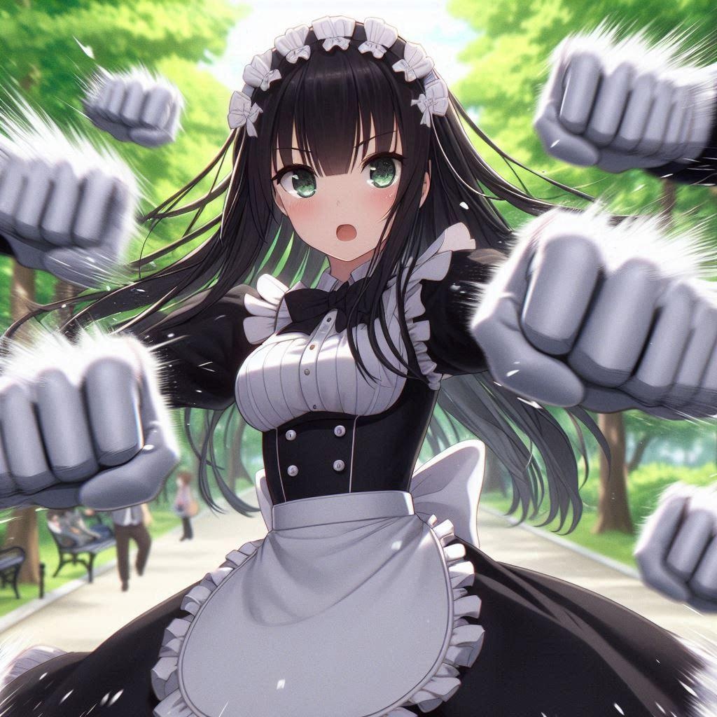 メイド神拳奥義！