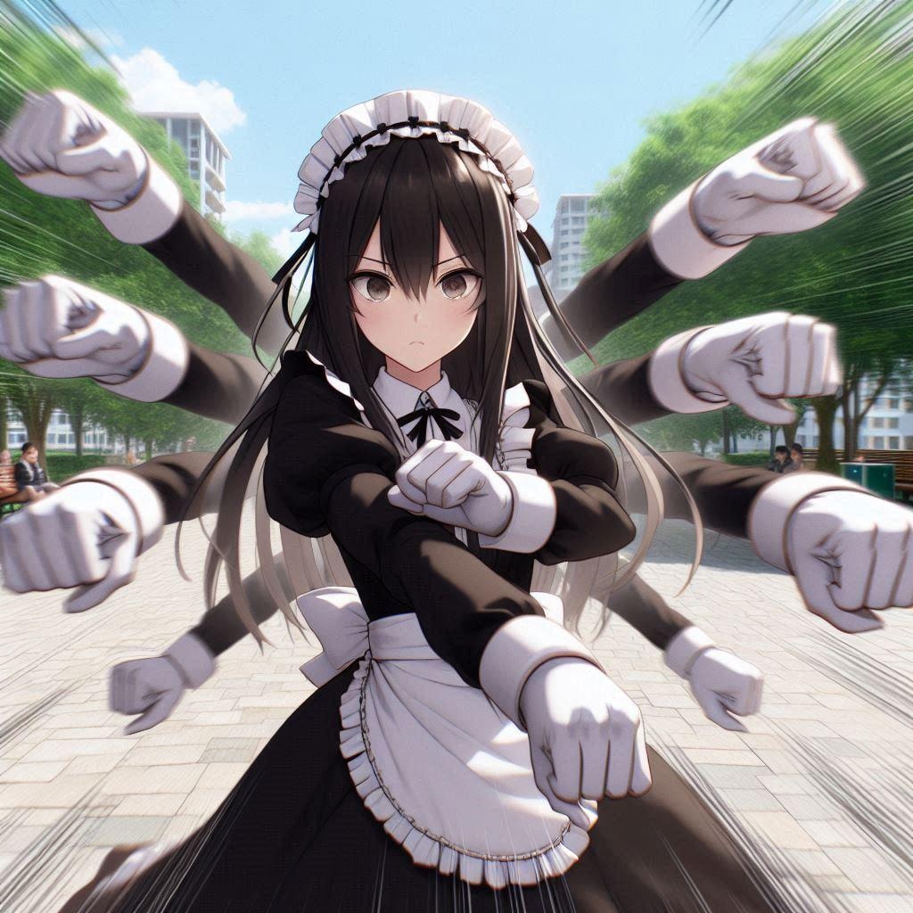 メイド神拳奥義！