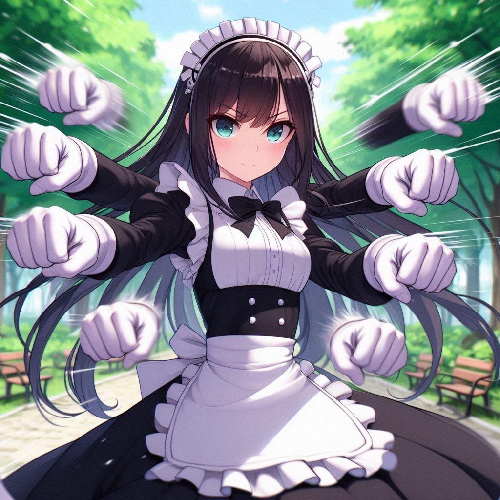 メイド神拳奥義！