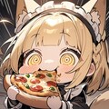 🦊飲食街で気を高めちゃう系おキツネメイドちゃん🦊🍕🍜🍔 8枚目
