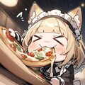 🦊飲食街で気を高めちゃう系おキツネメイドちゃん🦊🍕🍜🍔 7枚目