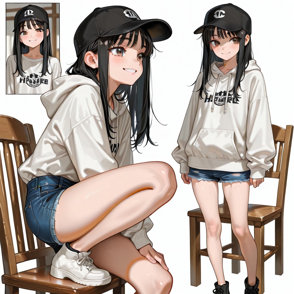 短パンパーカー