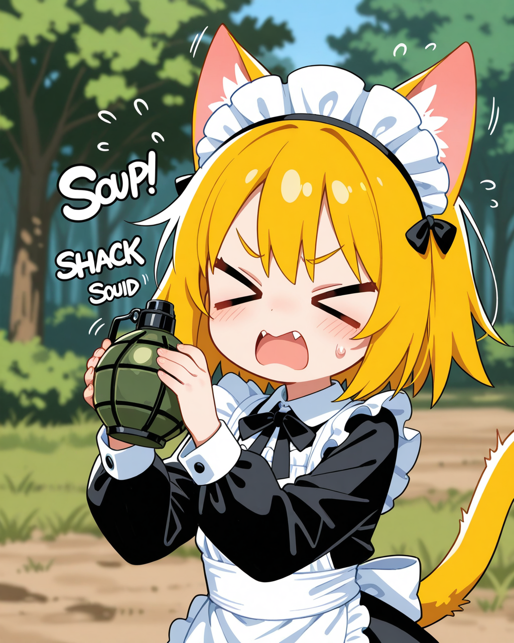 御主人さみゃを守る為の戦闘訓練！！