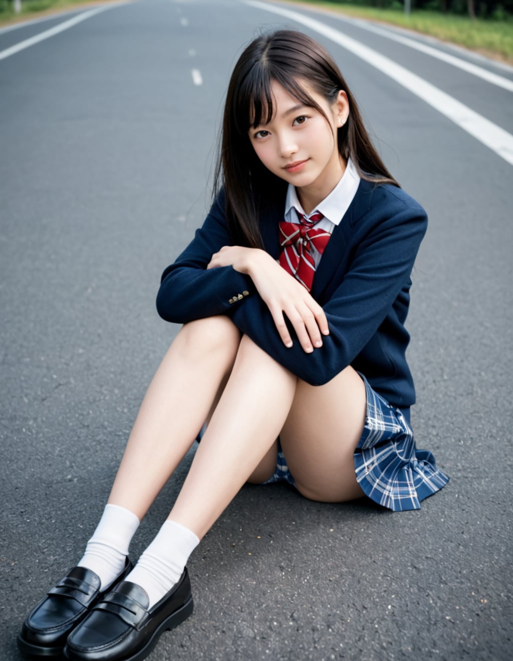 パンチラJK