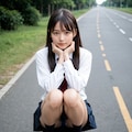パンチラJK 2枚目