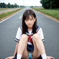パンチラJK 8枚目