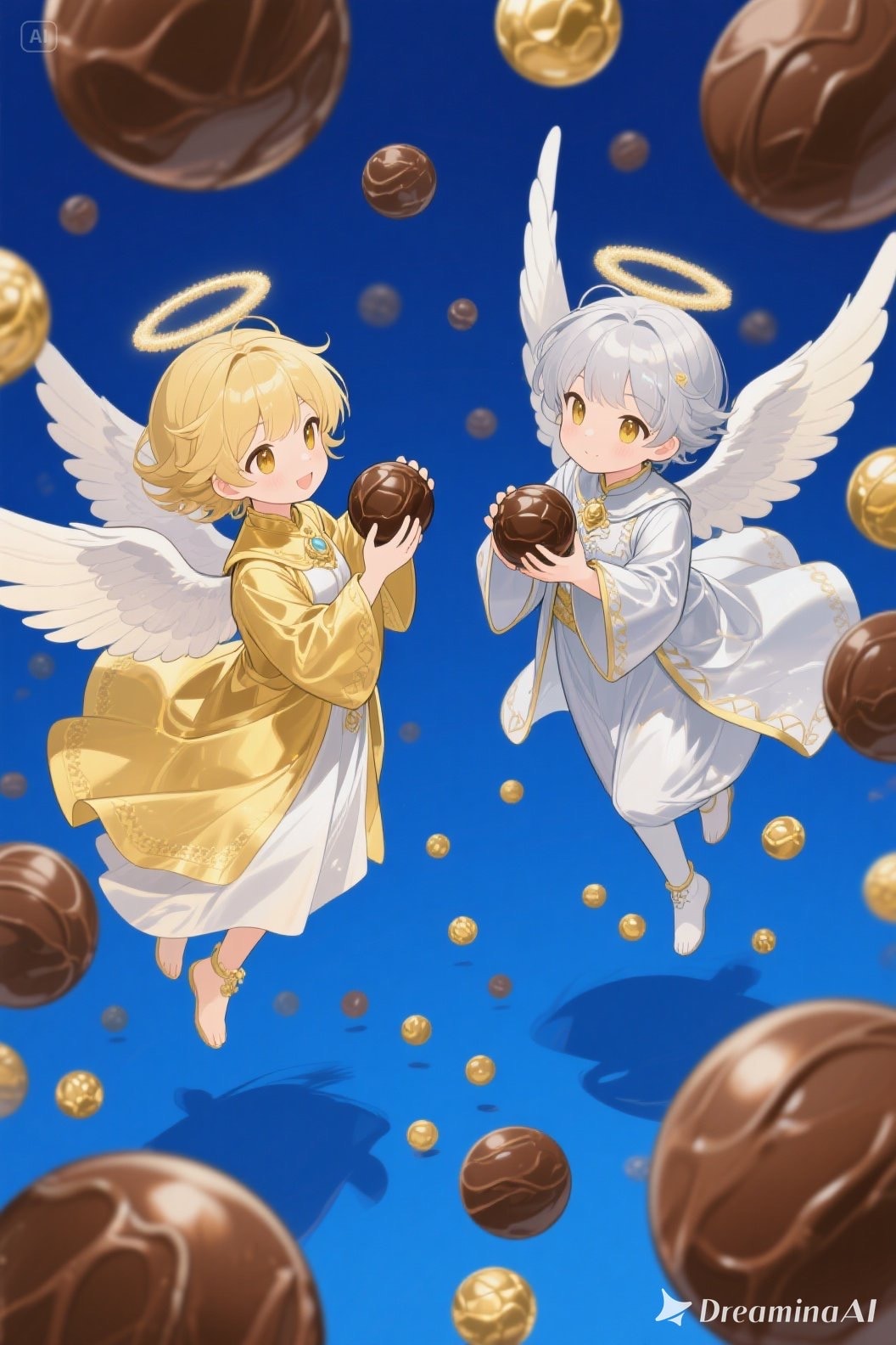 金と銀のエンゼル514 | の人気AIイラスト・グラビア