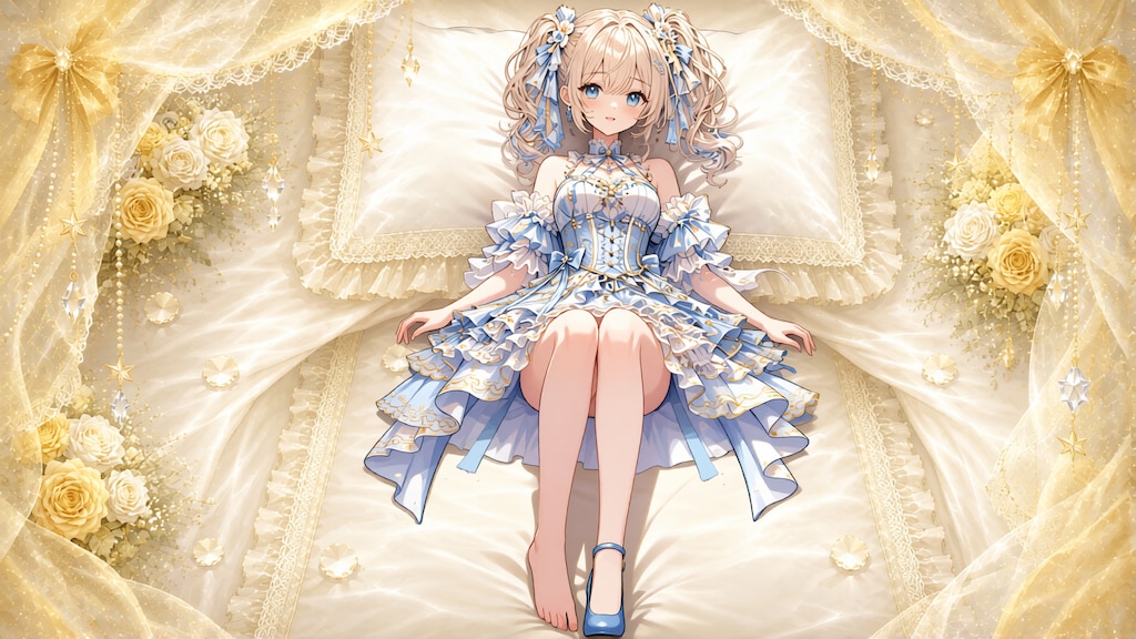 金髪少女とドレス　その15-1