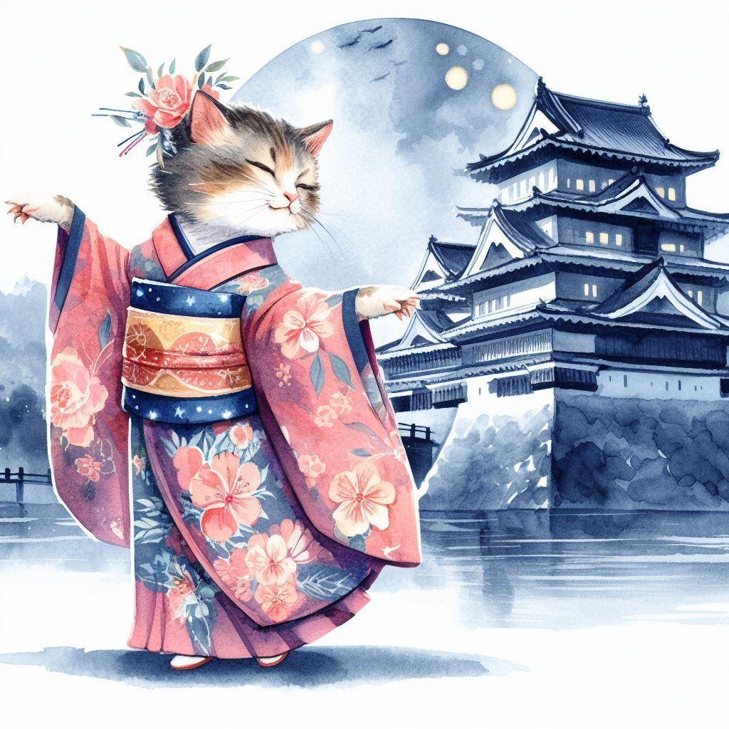 踊るねこ