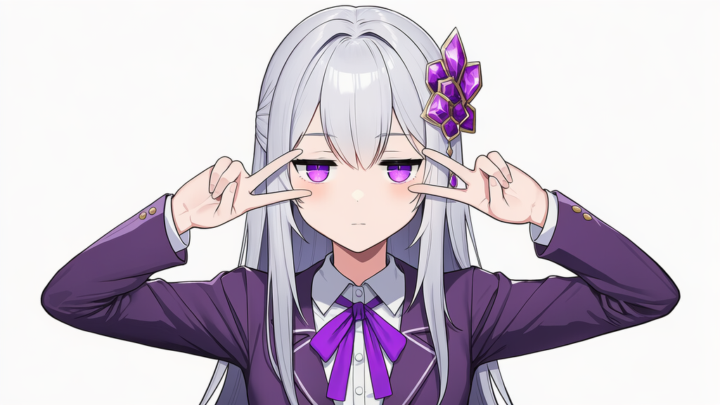 …ぴ…ぴ～す…。