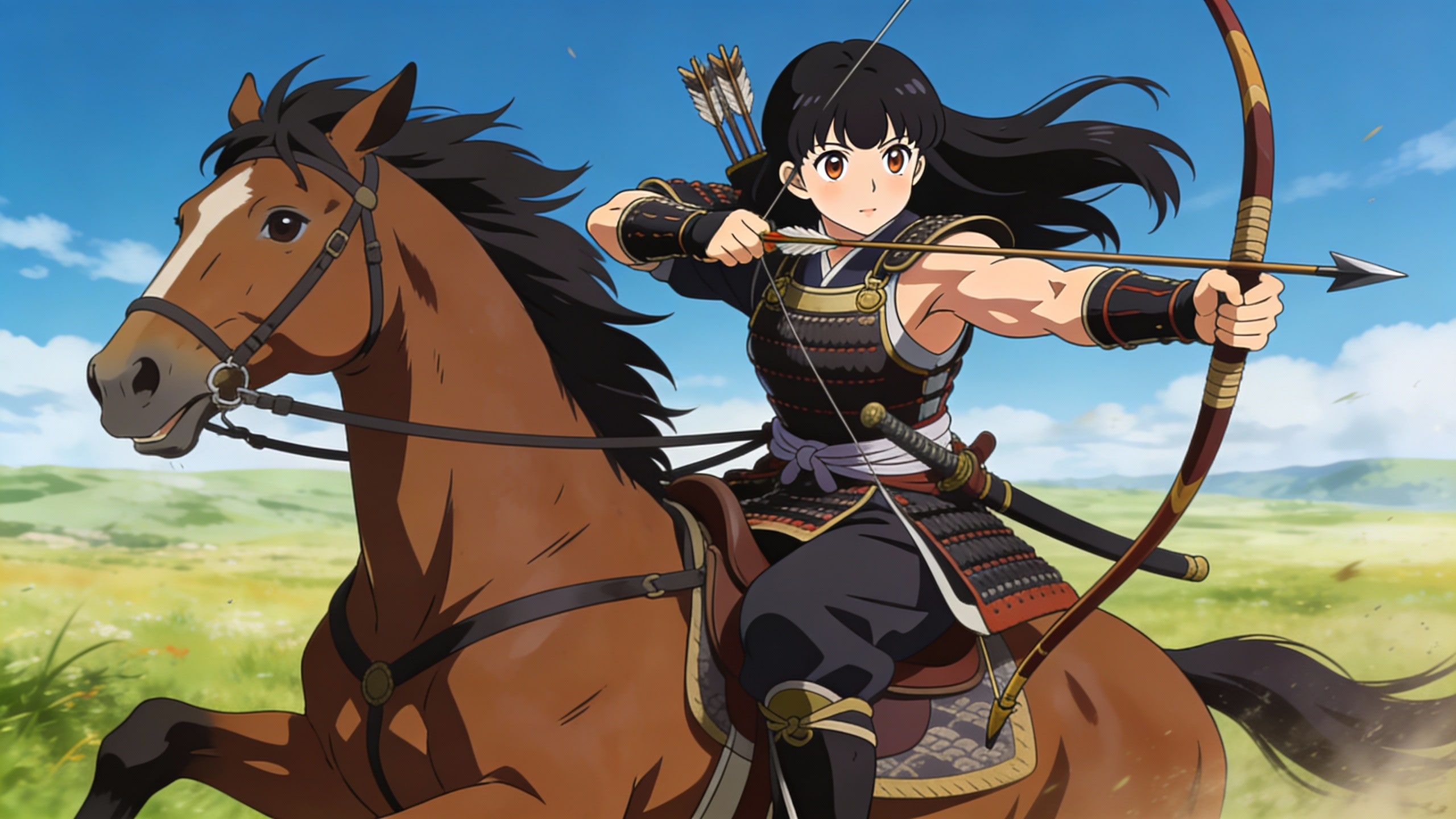 騎射の披露。 | の人気AIイラスト・グラビア