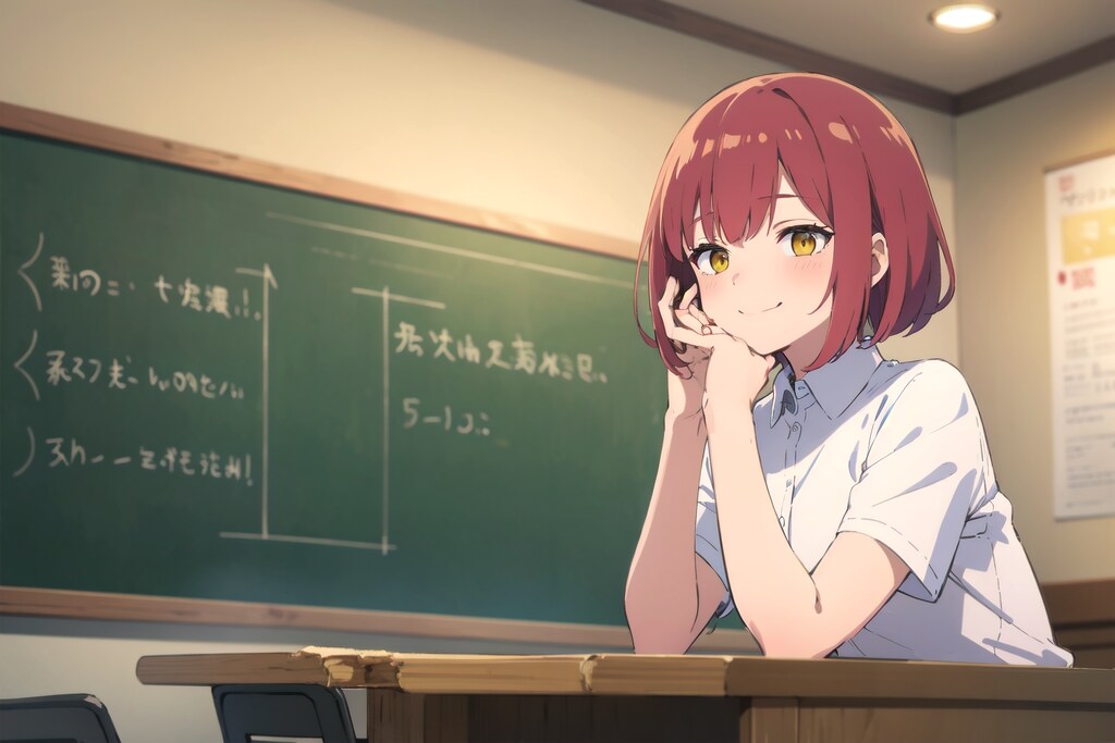 赤髪先生(教室で居残り)_20231231