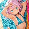 夏だ！ビーチだ！水着に着替えて全員集合！！7.11 12枚目