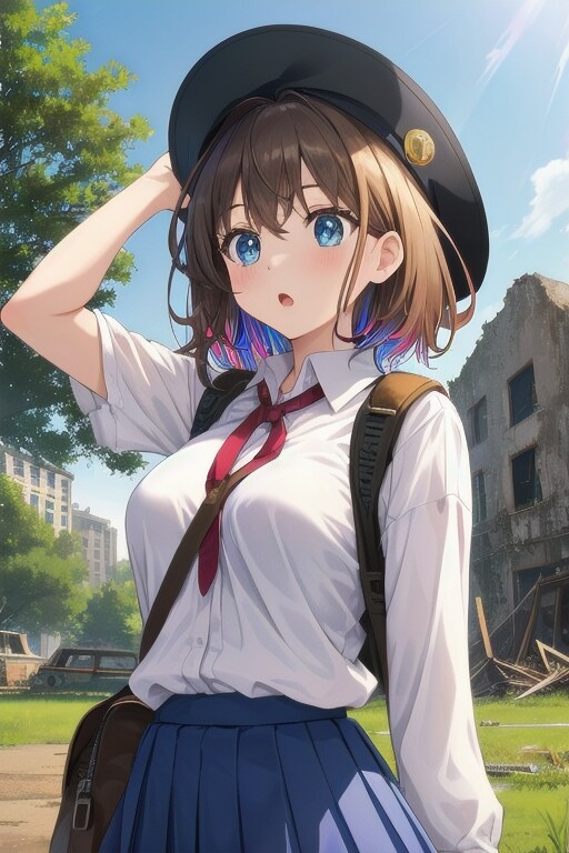 廃墟中学生