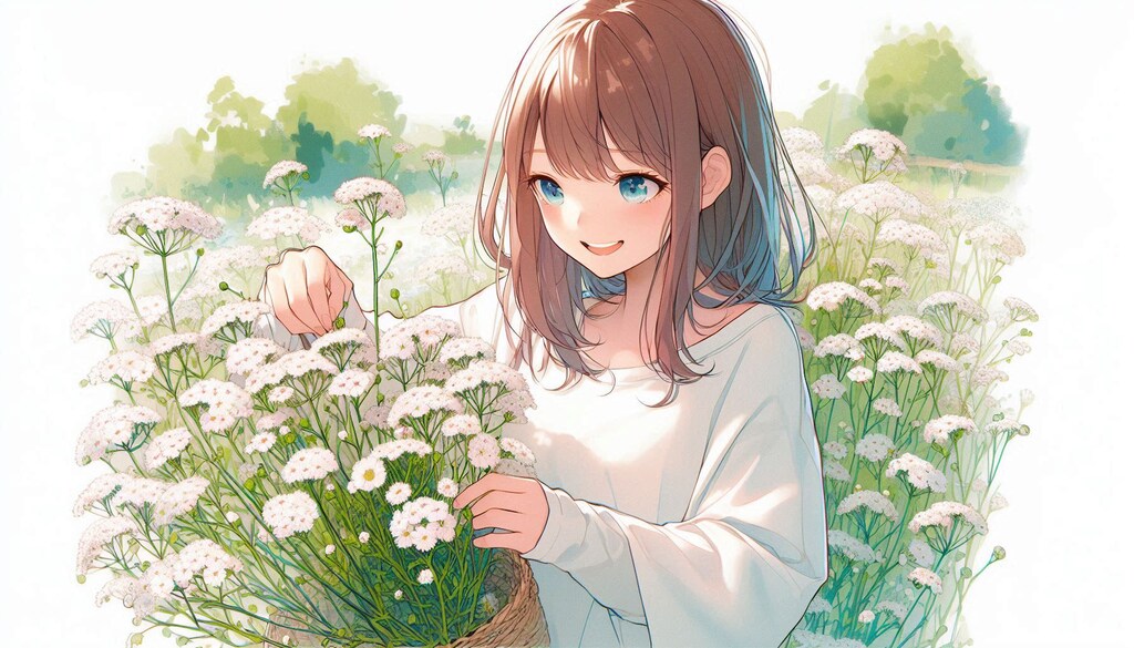 誕生花　0521 カスミソウ