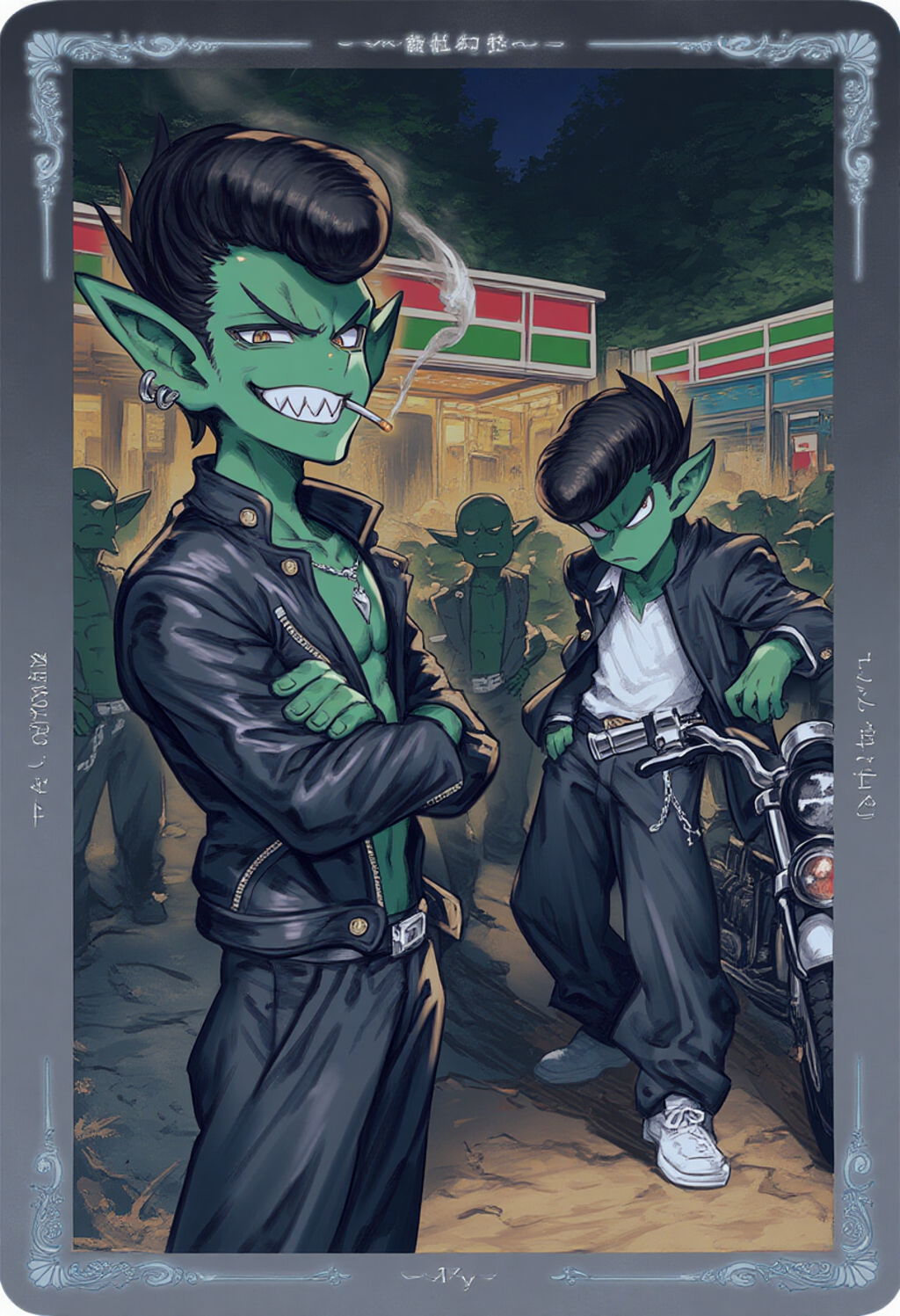 屯する不良ゴブリンのカード！