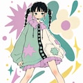 おさげちゃん 4枚目