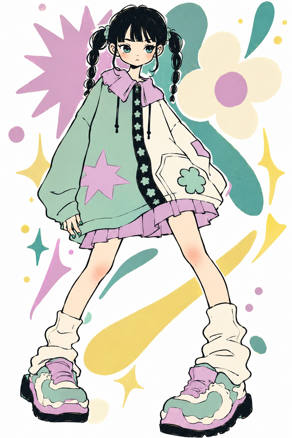 おさげちゃん