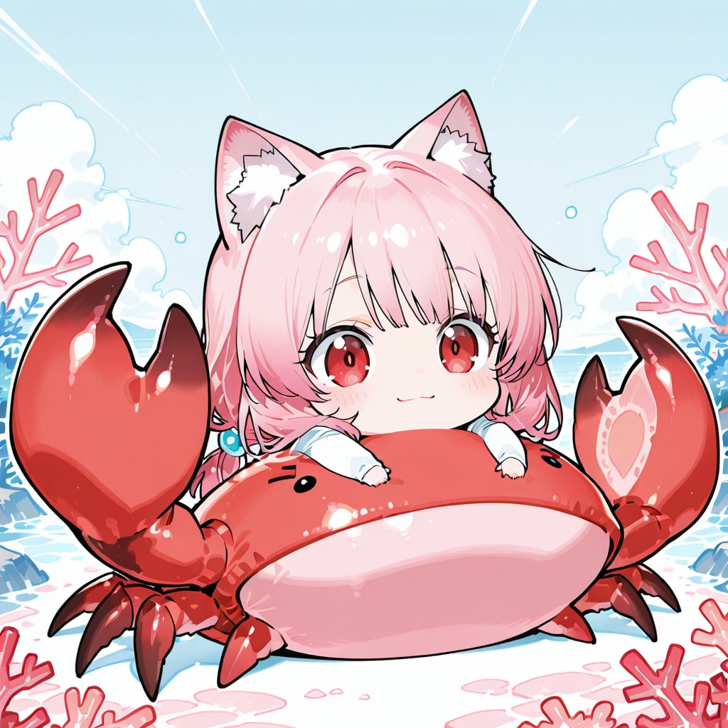 かにフロート | の人気AIイラスト・グラビア