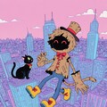 猫と案山子 2枚目