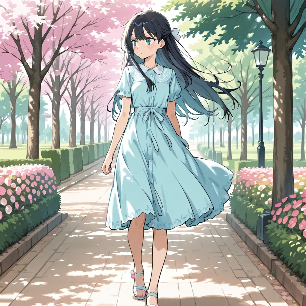 春の散歩 | の人気AIイラスト・グラビア