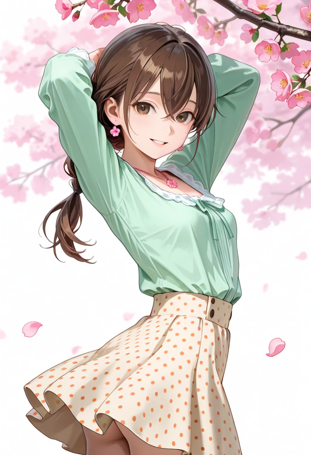 歩美 Spring outfit (1)