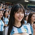 サッカースタジアムでハイになる女の子のヌード 6枚目