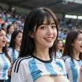 サッカースタジアムでハイになる女の子のヌード 3枚目