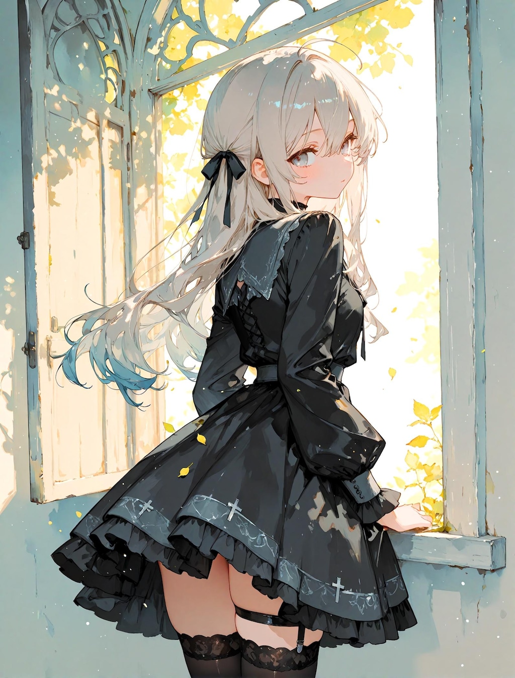 窓際の少女
