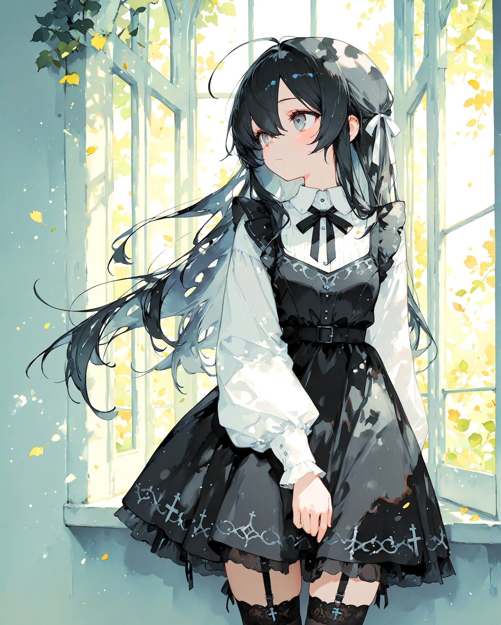 窓際の少女