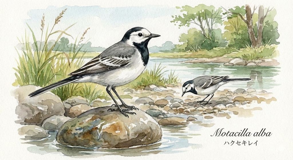 鳥(水彩画)(Gemini)(28)