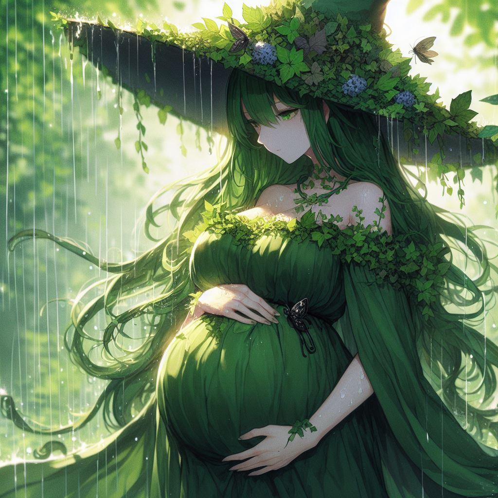 森の魔女　妊婦