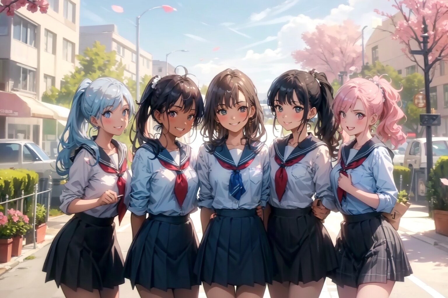新年度もよろしくね！　～制服のある風景～