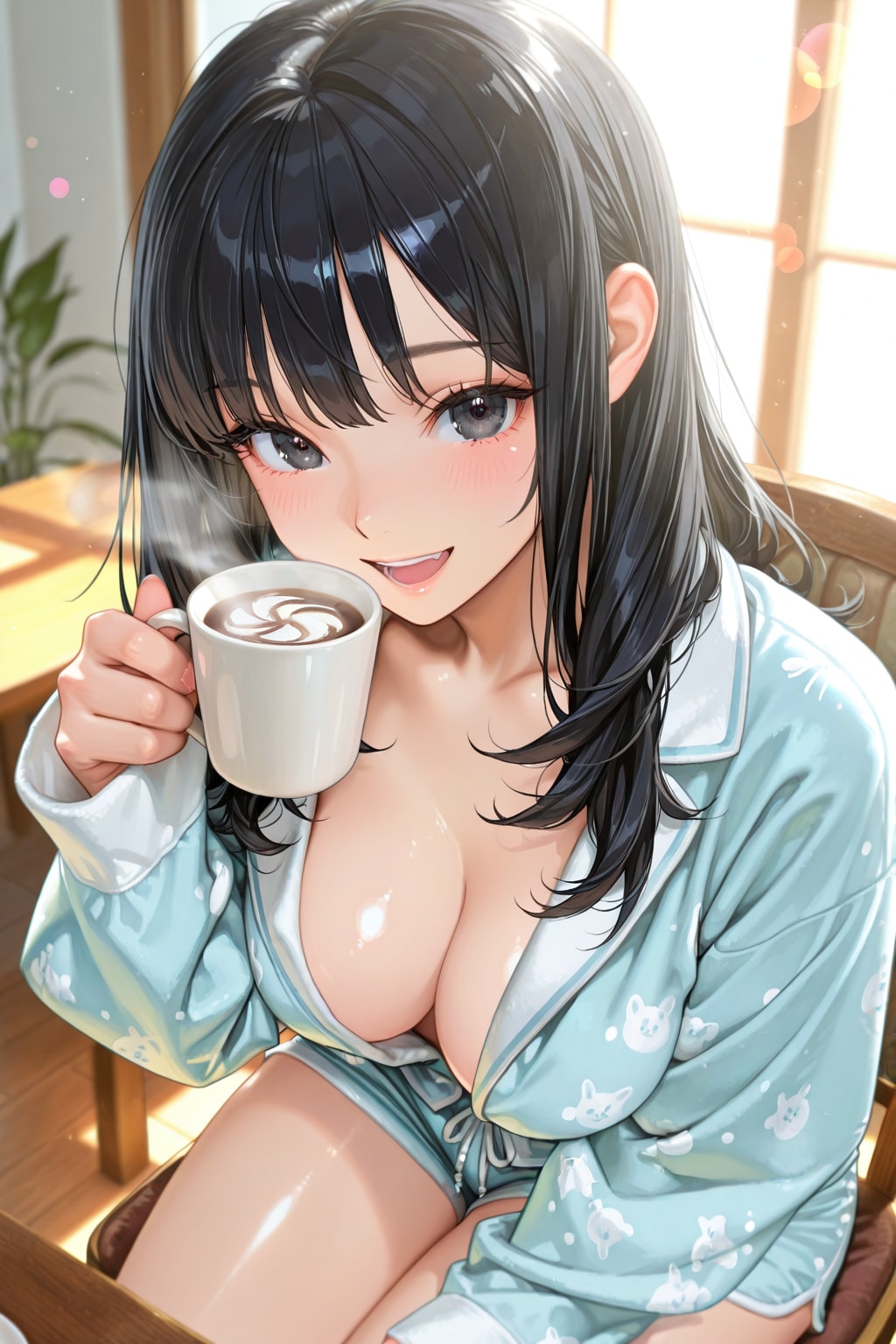 「おはよう♪」