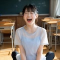 教室でイクイク騎乗位 2枚目