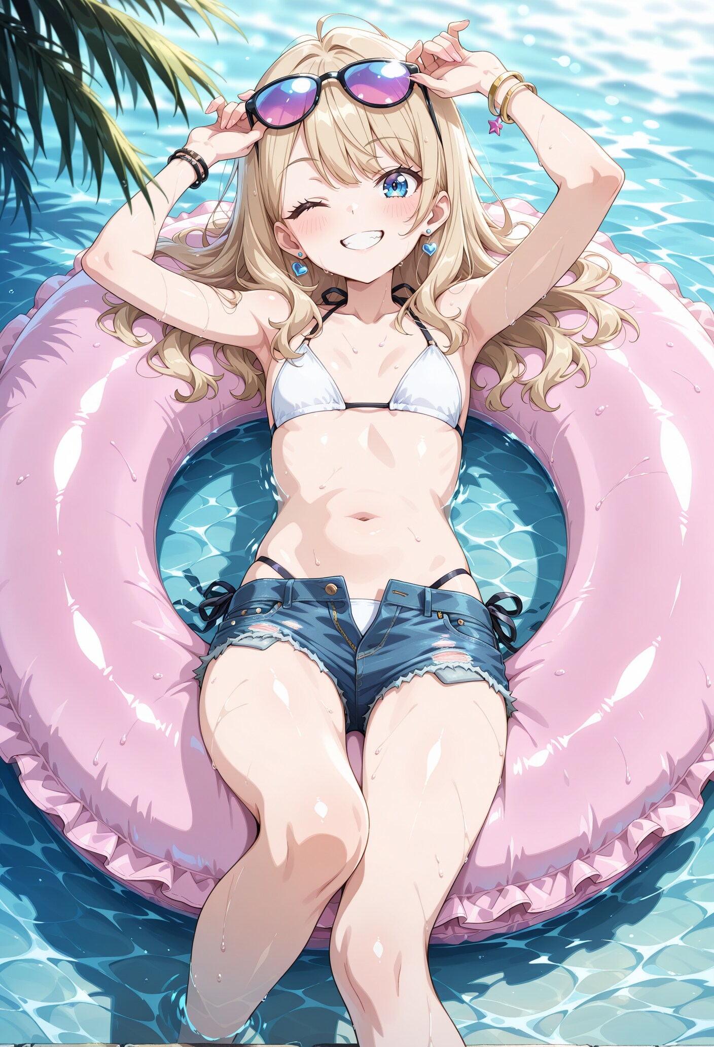 貧乳水着ガール