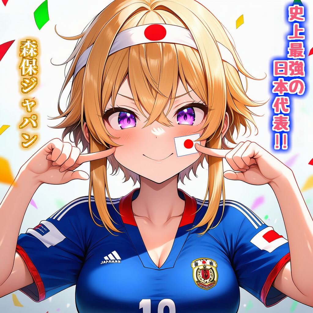 ✨ うちの子たちの声援 ✨『⚽ワールドカップ🏆日本代表にエールを送ります🎊』